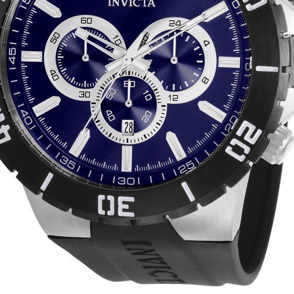 Amazon.com: Invicta Men Invicta ProDiver Chronograph Quartz BlueDial Watch